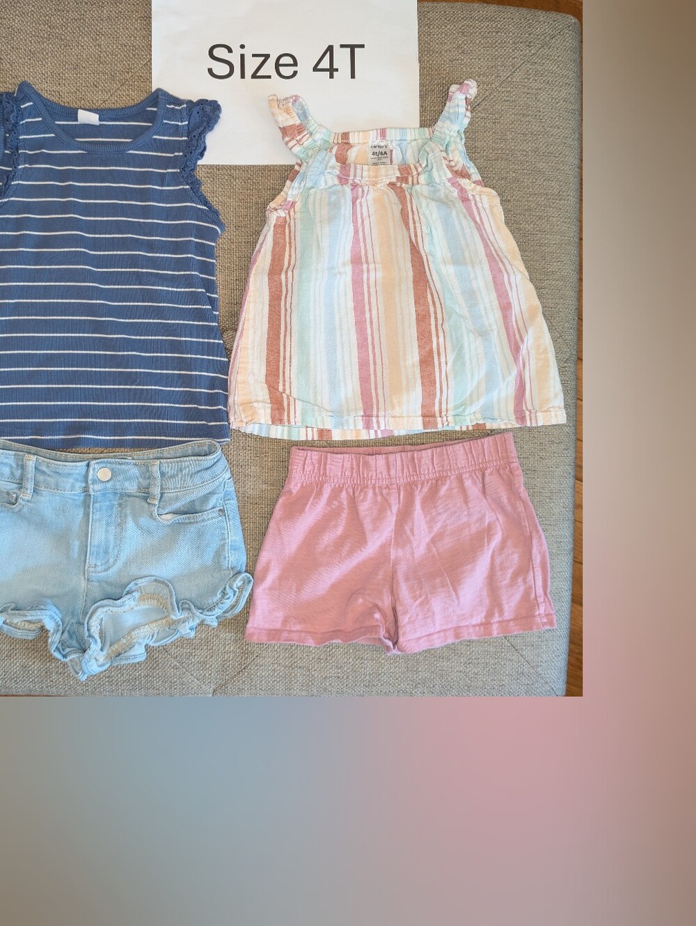 4T Sleeveless Shirts And Shorts Janie & Jack, Gap, Carter's